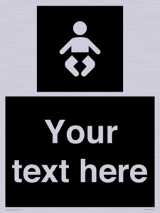 Custom information: black panel baby change